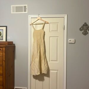 Linen and cotton sundress EUC